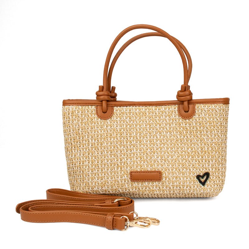 NEW: Montrose Raffia Crossbody Tote preneLOVE®