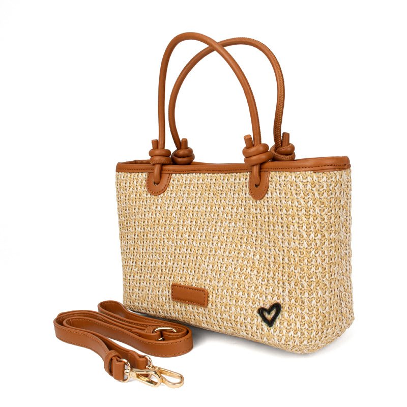 NEW: Montrose Raffia Crossbody Tote preneLOVE®