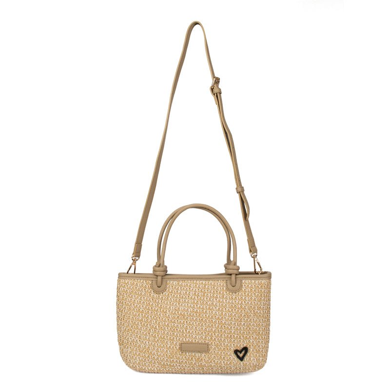 NEW: Montrose Raffia Crossbody Tote preneLOVE®