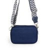 NEW: Navy Snake - embossed Dual Zipper Belt/Crossbody Bag preneLOVE®