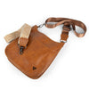 NEW: Oakville Vegan Leather Messenger - Brown preneLOVE®