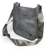 NEW: Oakville Vegan Leather Messenger - Grey preneLOVE®