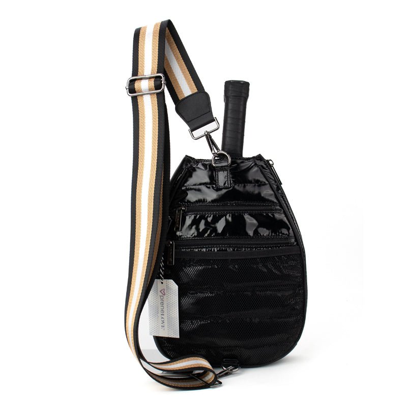 NEW Pickleball Sport Sling Crossbody - Black preneLOVE®