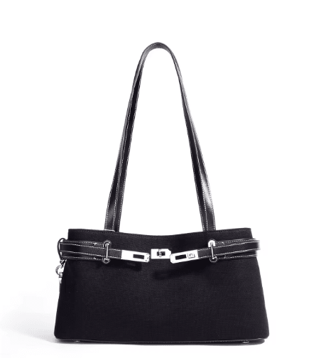 NEW: Rundle Genuine Leather & Linen Handbag preneLOVE®