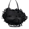 NEW: Taunton Small Woven Tote (Fringed Top) - Black preneLOVE®