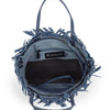 NEW: Taunton Small Woven Tote (Fringed Top) - Denim preneLOVE®