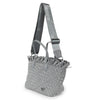 NEW: Taunton Small Woven Tote (Fringed Top) - Slate preneLOVE®