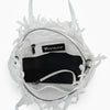 NEW: Taunton Small Woven Tote (Fringed Top) - White preneLOVE®