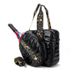 NEW: Tennis Sport Bag - Black & Leopard (now holds 2 racquets) preneLOVE®