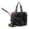 NEW: Tennis Sport Bag - Black & Leopard (now holds 2 racquets) preneLOVE®