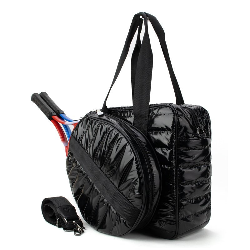 NEW: Tennis Sport Bag - Black Monochromatic (now holds 2 racquets) preneLOVE®