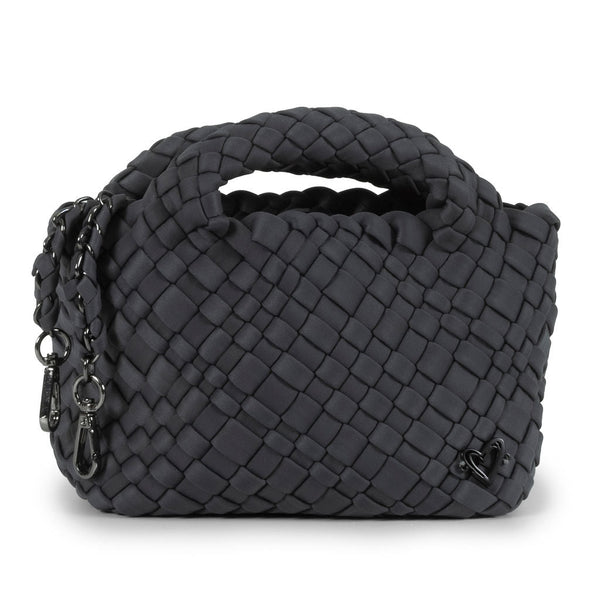NEW Tiny Mini Woven Tote - Charcoal preneLOVE®