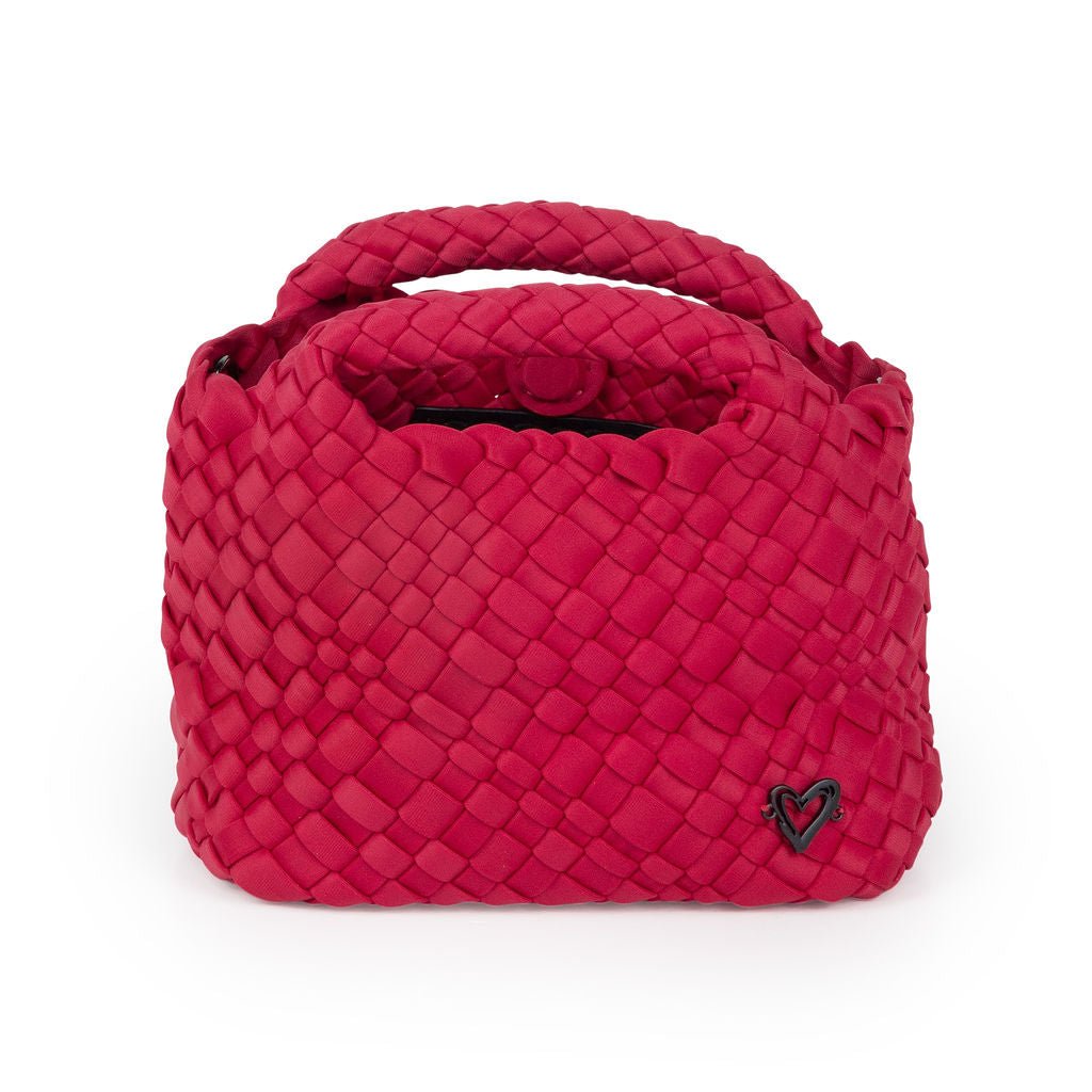 NEW Tiny Mini Woven Tote - Cranberry Red preneLOVE®