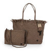 NEW Vulcan Woven Large Tote (Fringed Top) - Buff preneLOVE®