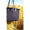 NEW Vulcan Woven Large Tote (Fringed Top) - Navy preneLOVE®