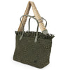 NEW Vulcan Woven Large Tote (Fringed Top) - Olive preneLOVE®