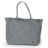 NEW: Vulcan Woven Large Tote (Fringed Top) - Slate preneLOVE®