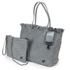 NEW: Vulcan Woven Large Tote (Fringed Top) - Slate preneLOVE®