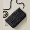 NEW: Watson Woven Wallet/Crossbody - Black preneLOVE®