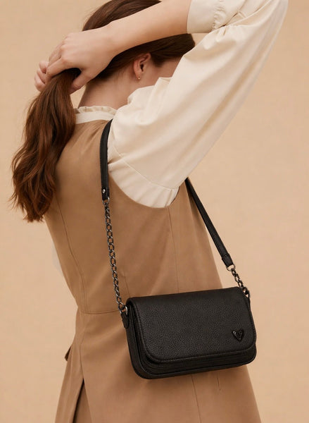 NEW: Wembley Vegan Leather Crossbody - Small preneLOVE®