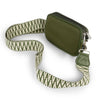 Olive Snake - embossed Dual Zipper Belt/Crossbody Bag preneLOVE®