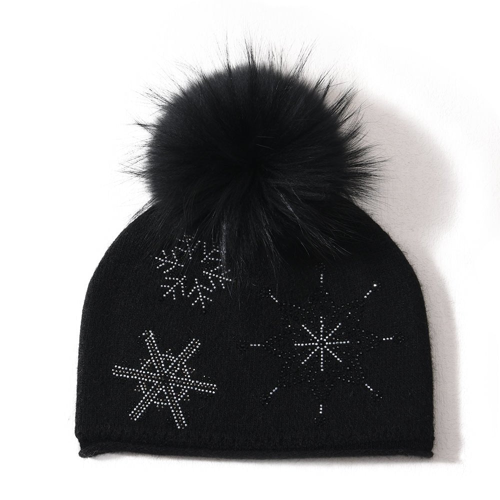 Olivia Snowflake Crystal Hat PNYC