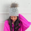 Olivia Snowflake Crystal Hat PNYC