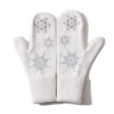 Olivia Snowflake Crystal Mitten PNYC