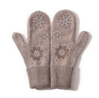 Olivia Snowflake Crystal Mitten PNYC