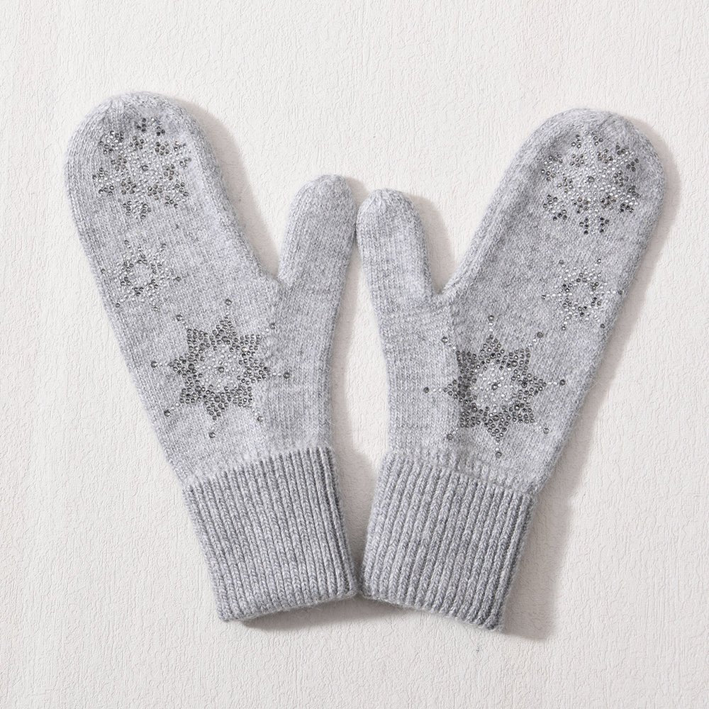 Olivia Snowflake Crystal Mitten PNYC