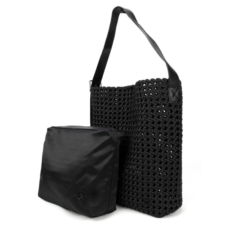 Osler Woven Hobo - Black preneLOVE®