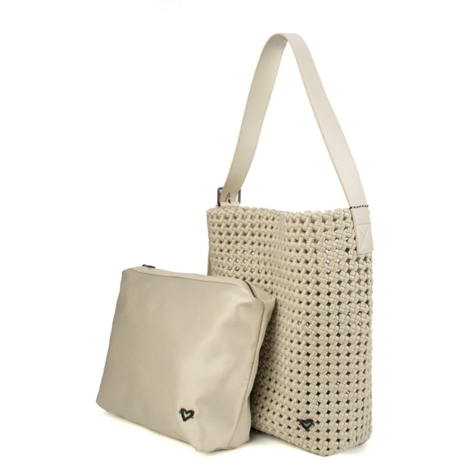 Osler Woven Hobo - Bone preneLOVE®