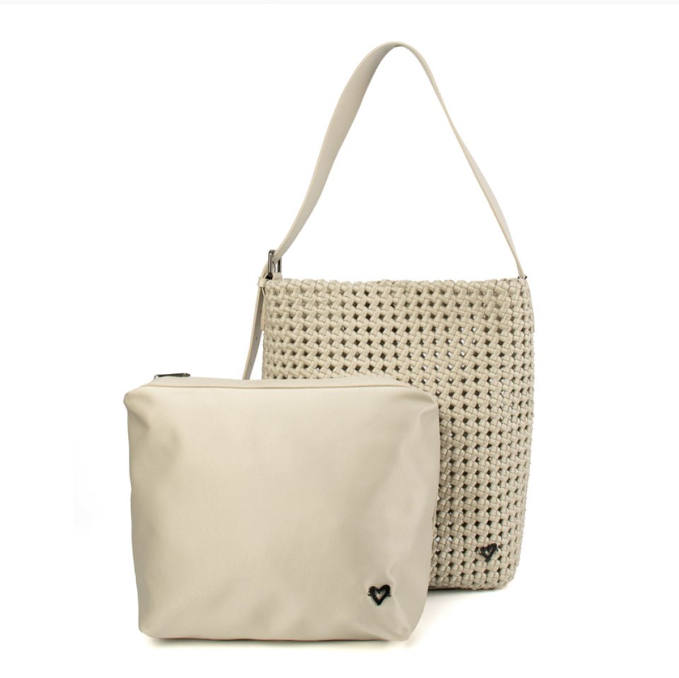 Osler Woven Hobo - Bone preneLOVE®