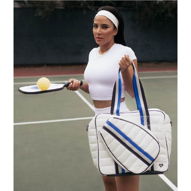 Pickleball Sport Bag - White preneLOVE®