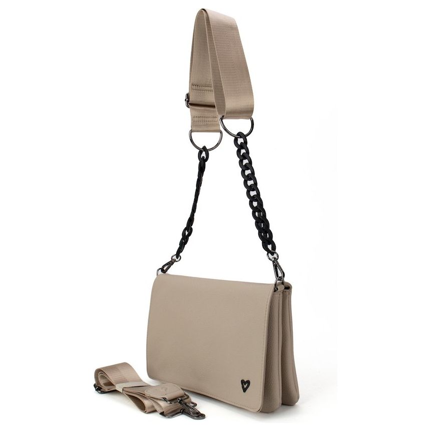 Ritson Vegan Leather Crossbody Bag - Stone (arrives Mid Dec) preneLOVE®