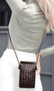 Sherwood Woven Vegan Leather Phone Crossbody preneLOVE®