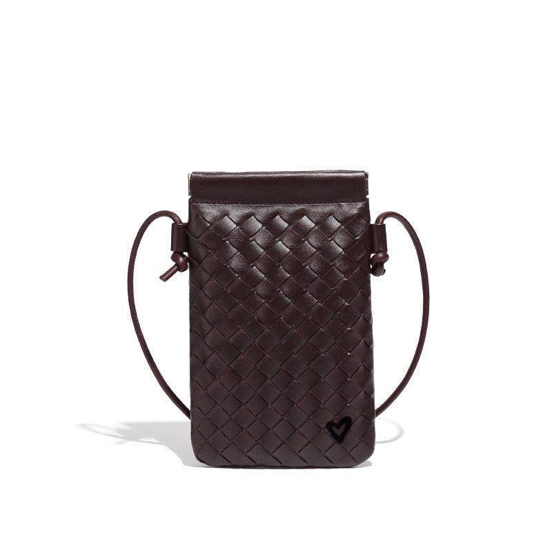 Sherwood Woven Vegan Leather Phone crossbody preneLOVE®