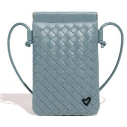 Sherwood Woven Vegan Leather Phone crossbody preneLOVE®