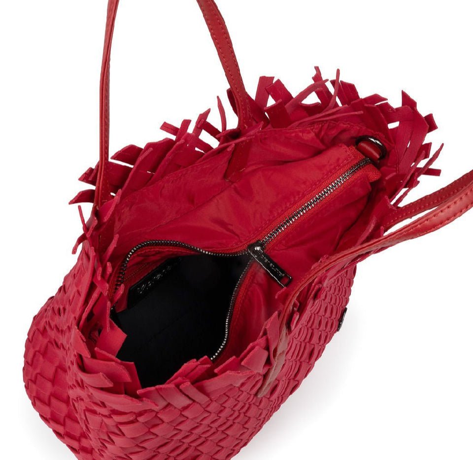 Taunton Small Woven Tote (Fringed Top) preneLOVE®