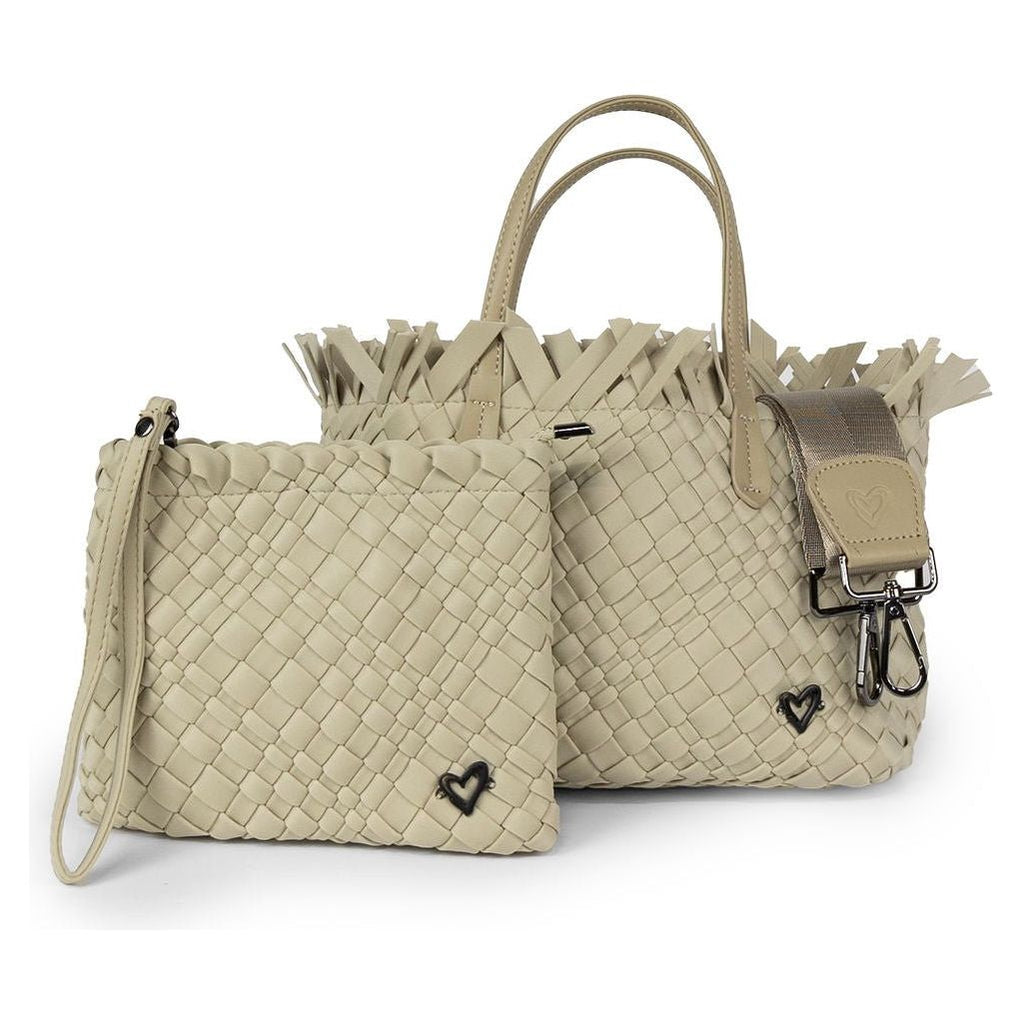 Taunton Small Woven Tote (Fringed Top) preneLOVE®