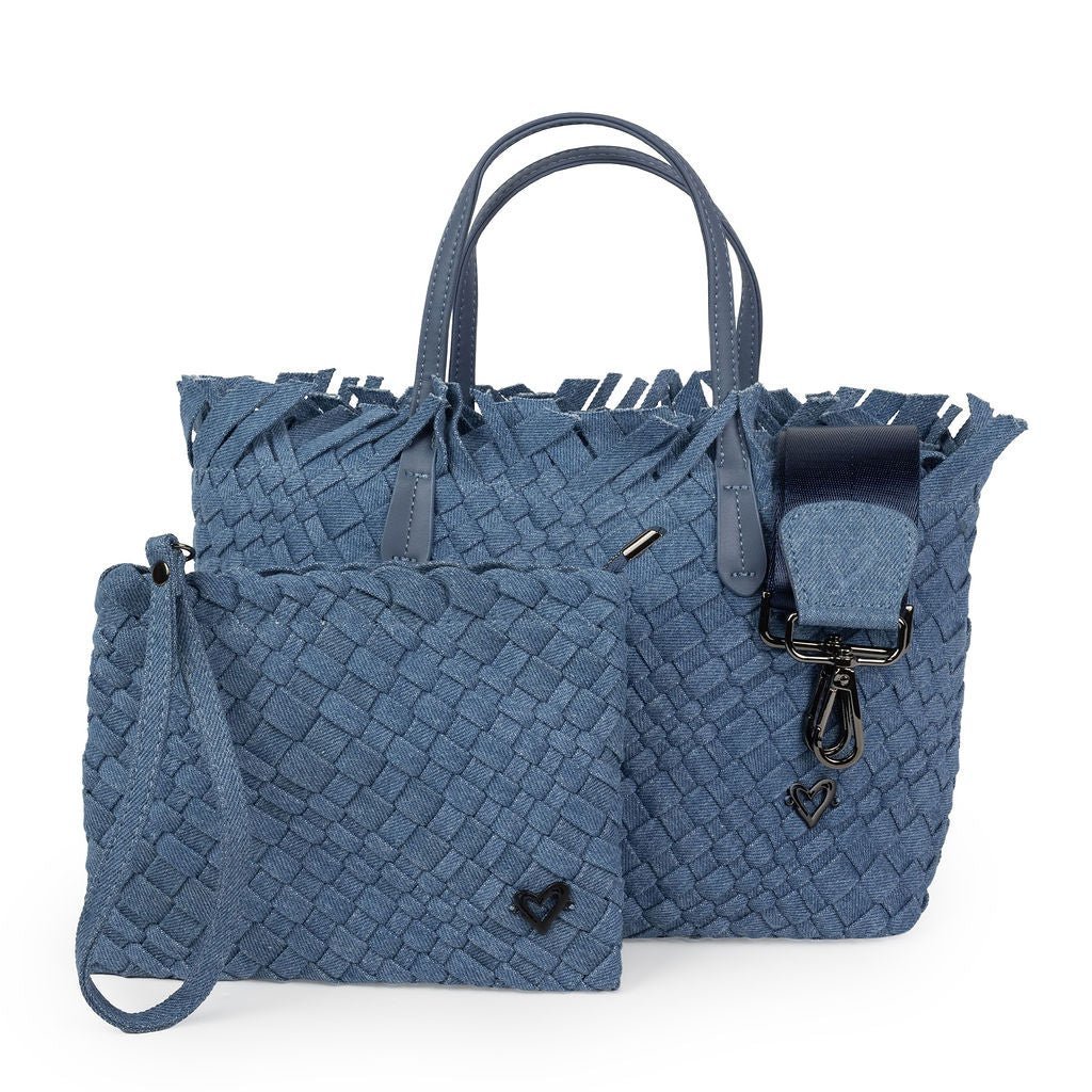 Taunton Small Woven Tote (Fringed Top) preneLOVE®