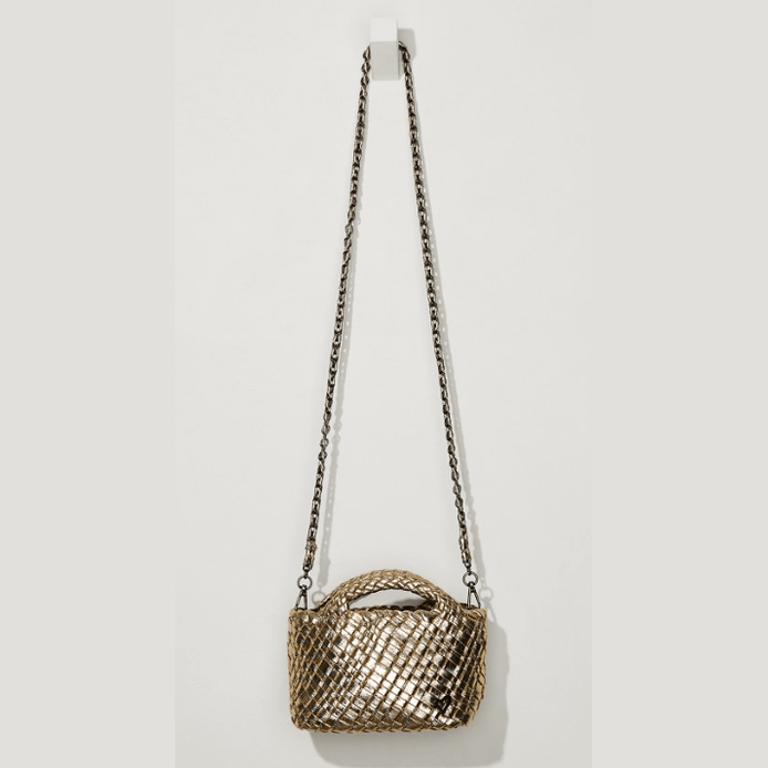 Tiny Mini Woven Tote - Gold preneLOVE®