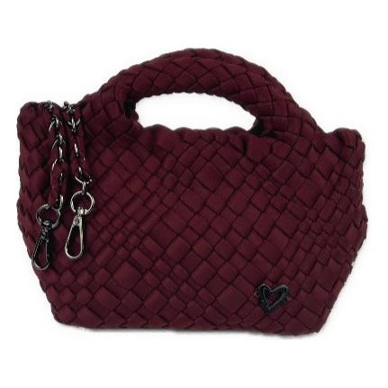 Tiny Mini Woven Tote - Wine preneLOVE®