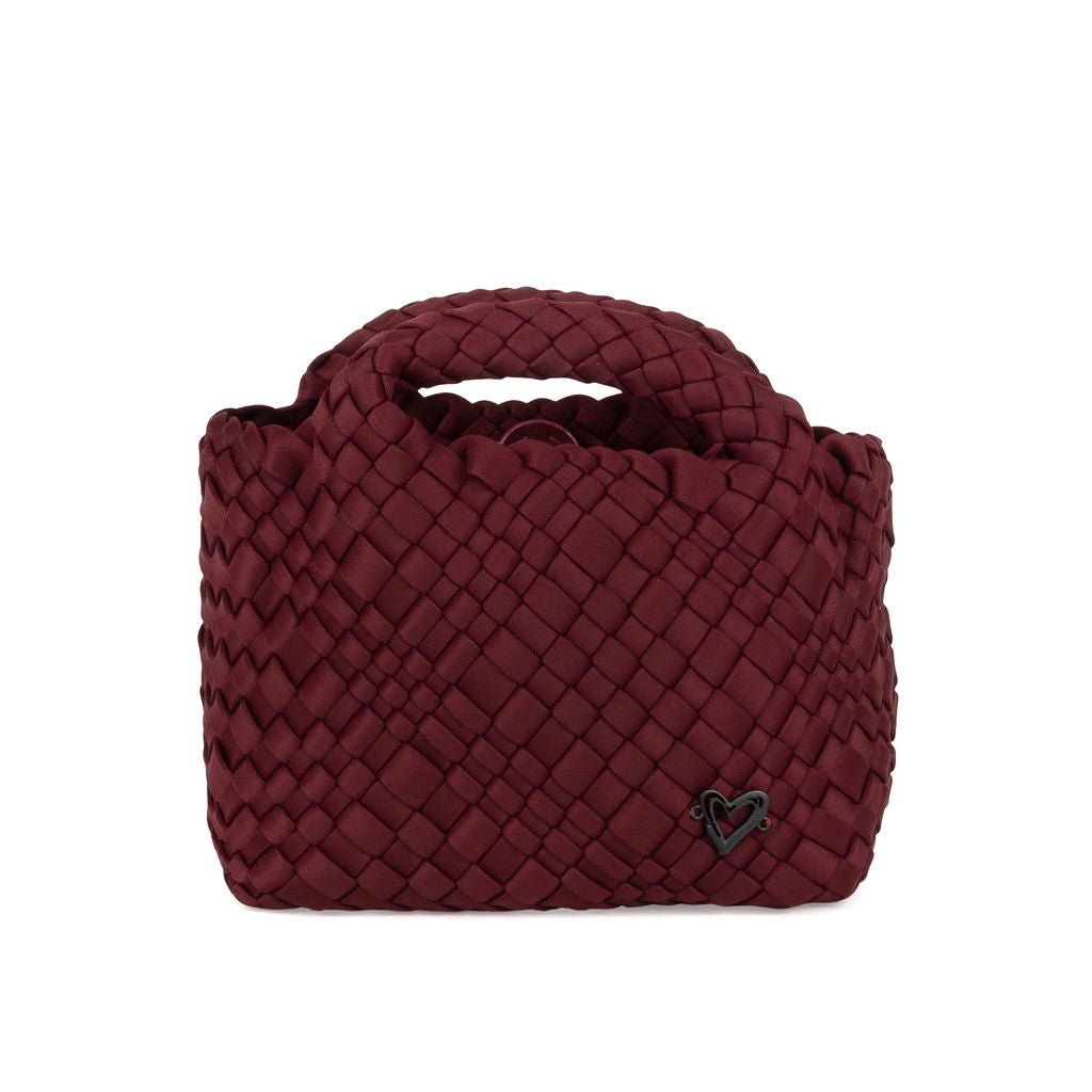 Tiny Mini Woven Tote - Wine preneLOVE®