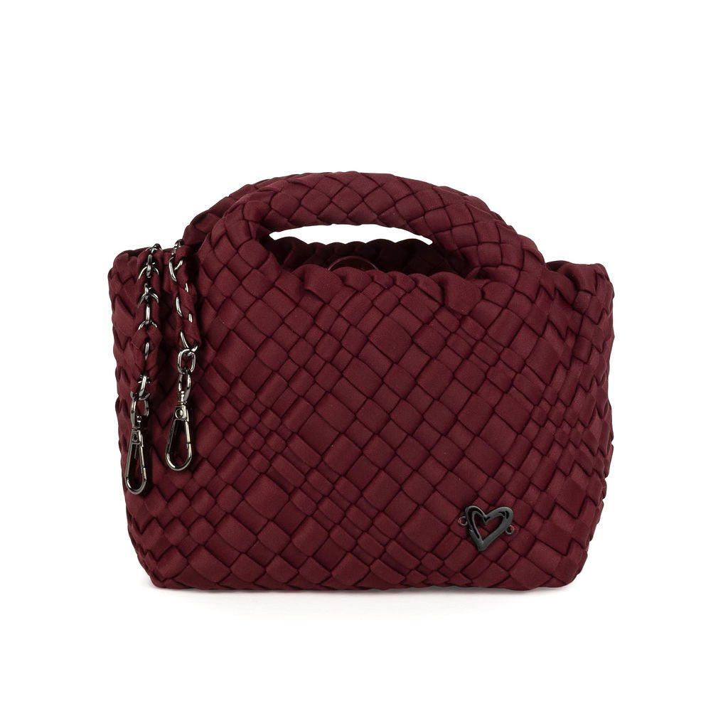 Tiny Mini Woven Tote - Wine preneLOVE®