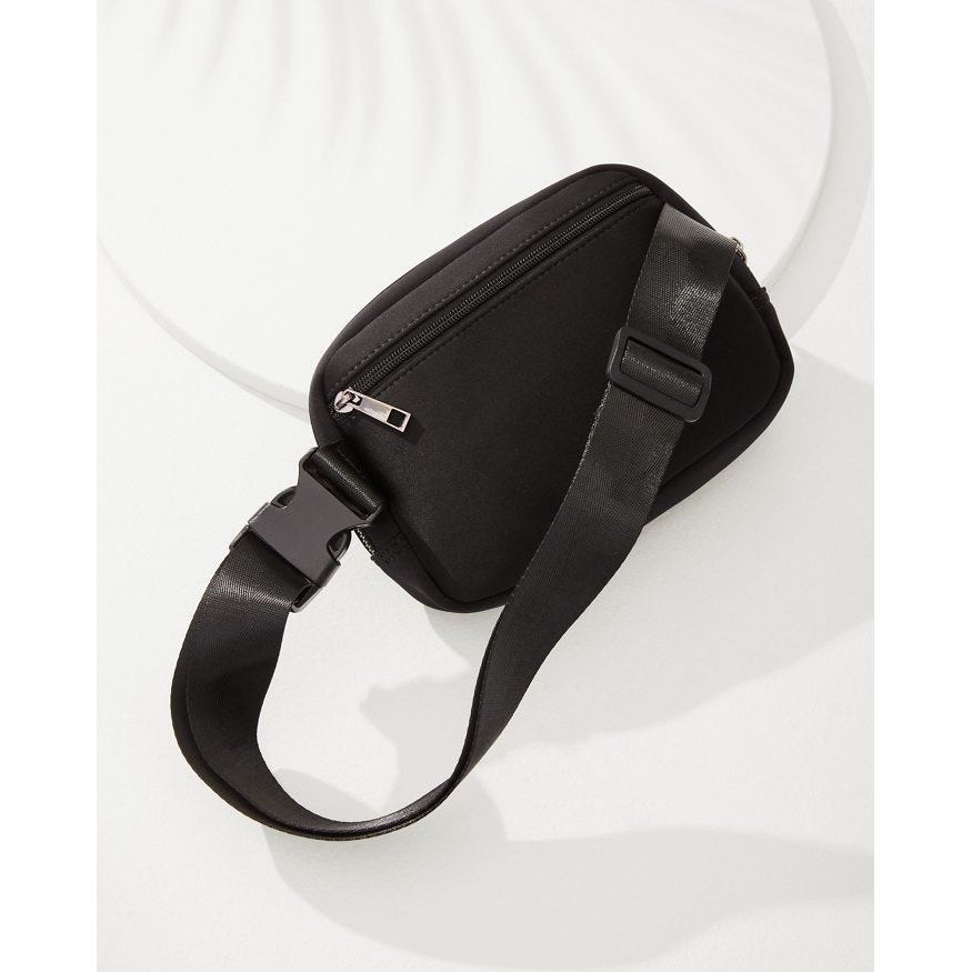 Vaughan Woven Belt/Crossbody Bag - Black preneLOVE®