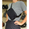 Vaughan Woven Belt/Crossbody Bag - Black preneLOVE®