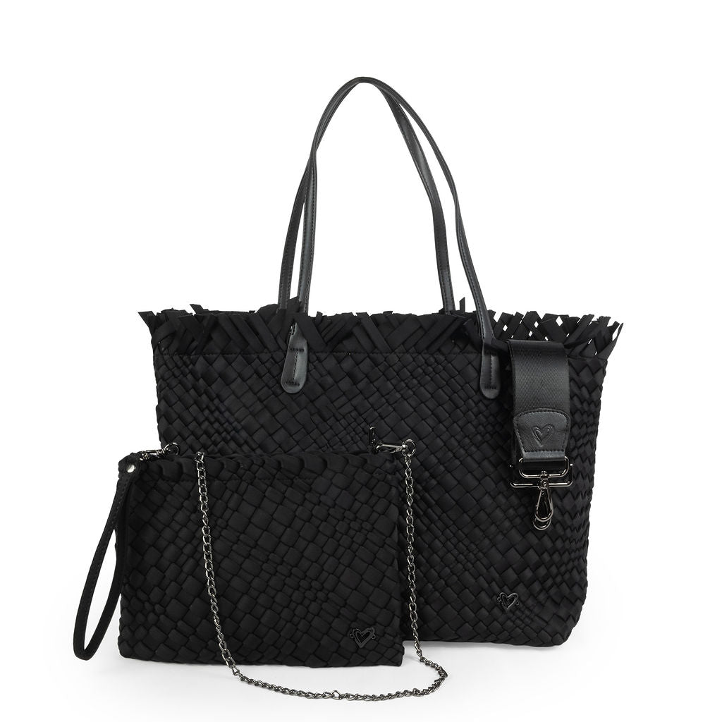 Vulcan Woven Large Tote (Fringed Top) preneLOVE®