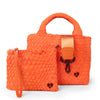 Brandon Woven Small Tote - Orange preneLOVE®