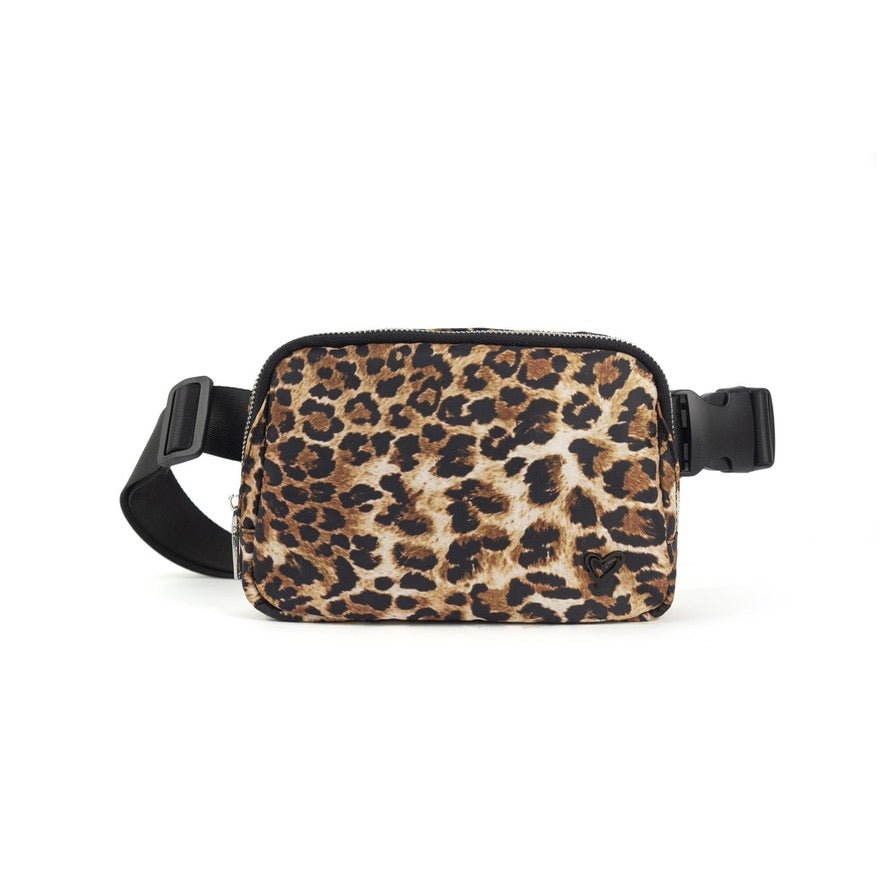 Dixie Nylon Belt/Crossbody Bag - Leopard - preneLOVE®
